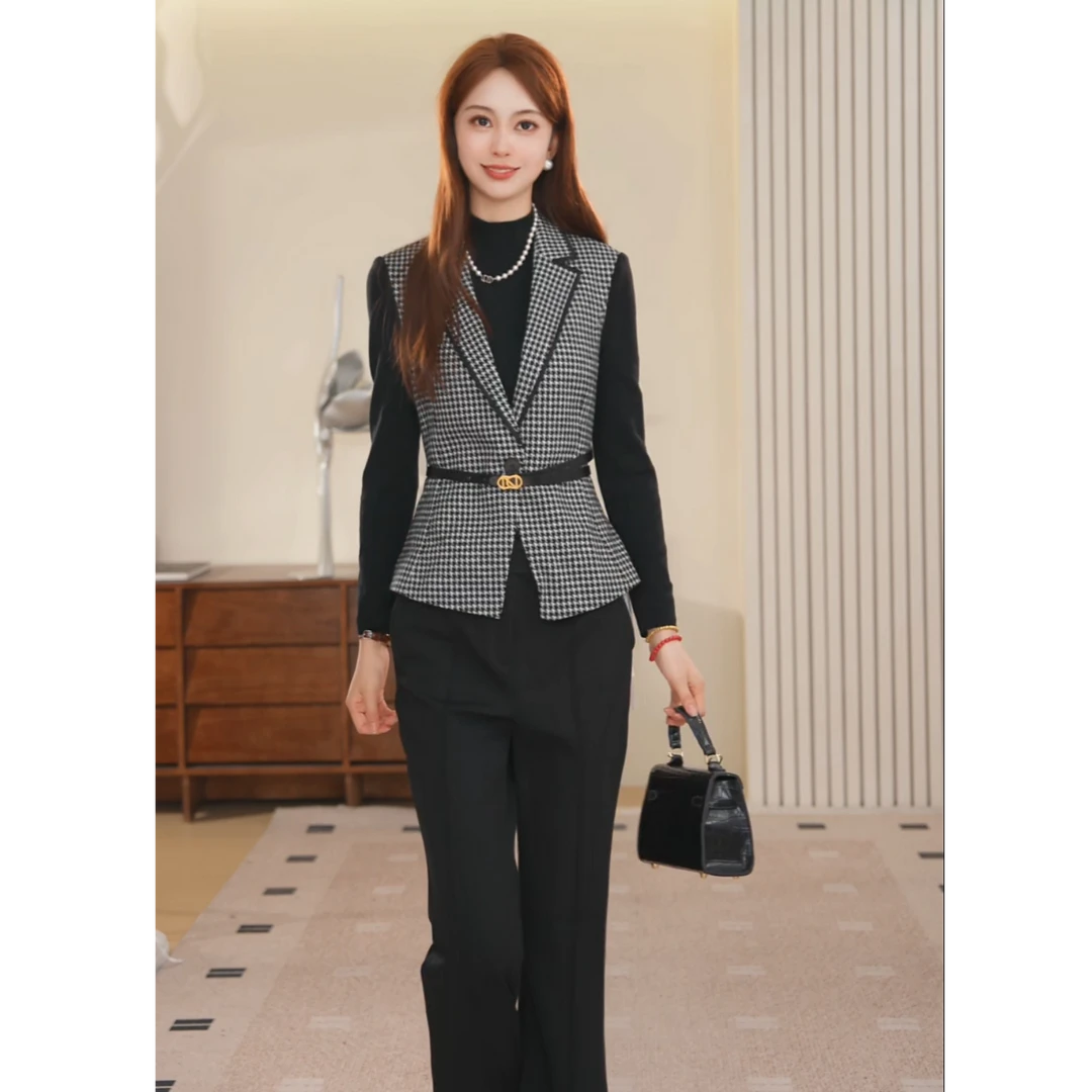 NEXY.CO/奈蔻2025气质通勤梭织套头小衫XD02321W0