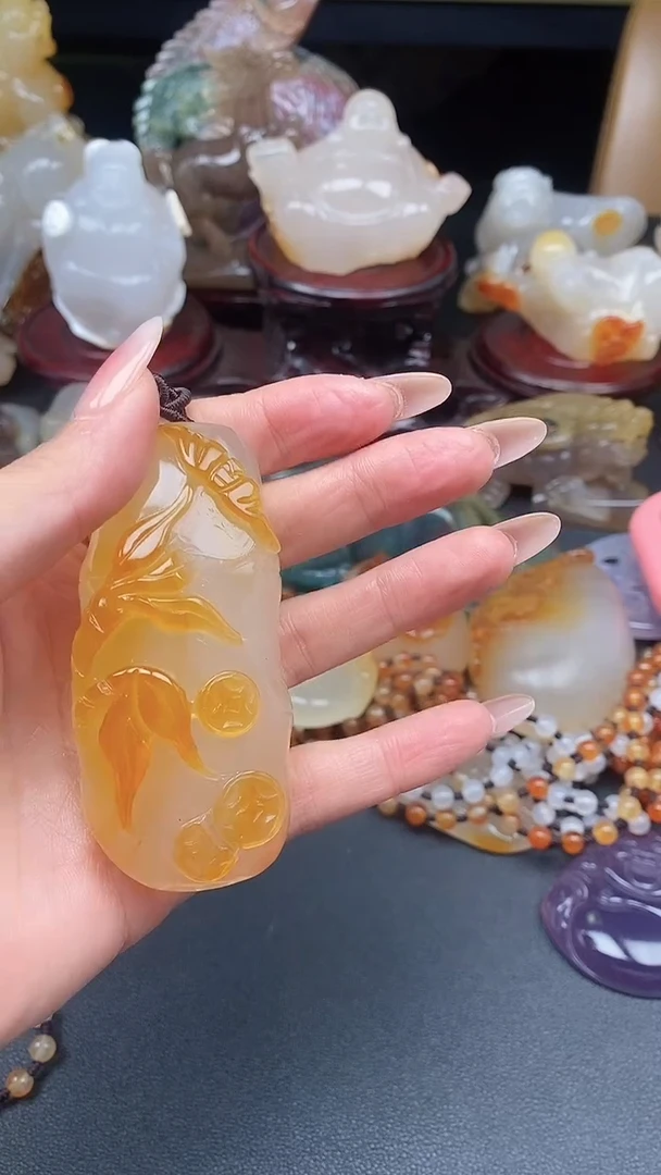 【闪购商品】玛瑙/玉髓颈饰未镶嵌dd