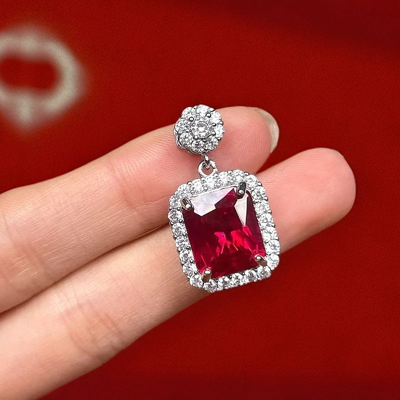 阿鲁沙-典藏轻奢培育红宝石-精工合金吊坠378