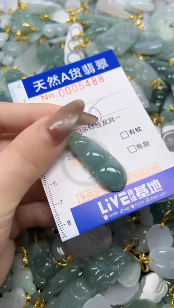 翡翠未镶嵌颈饰天然A货翡翠