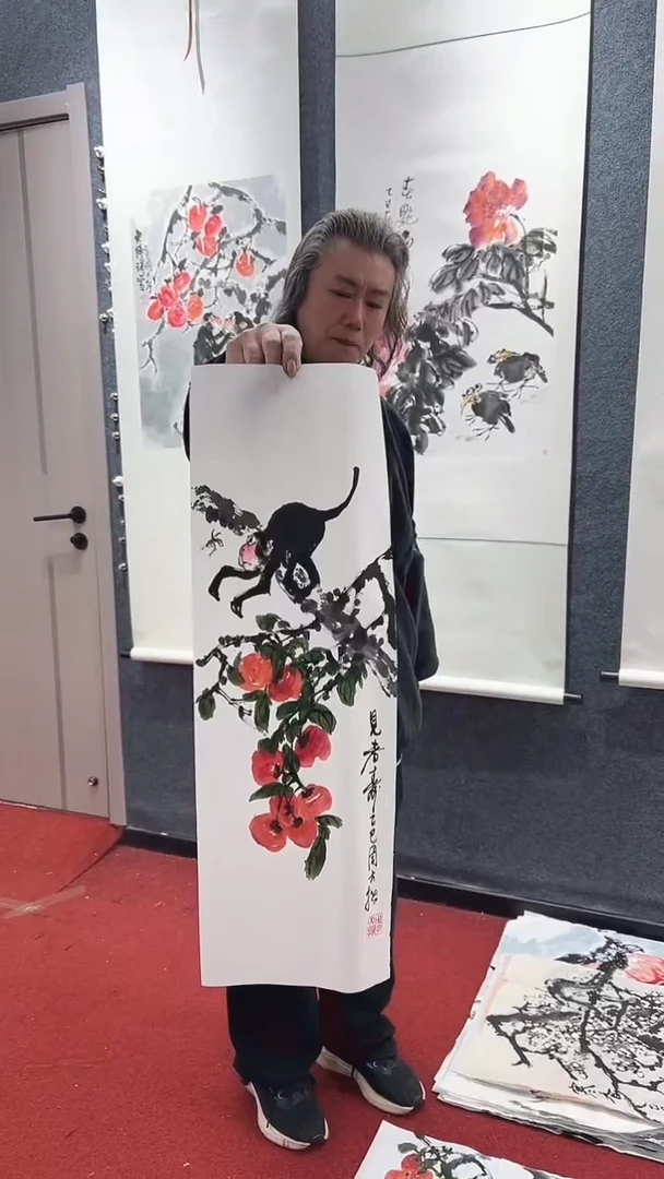 国画周大拙/国画/花鸟