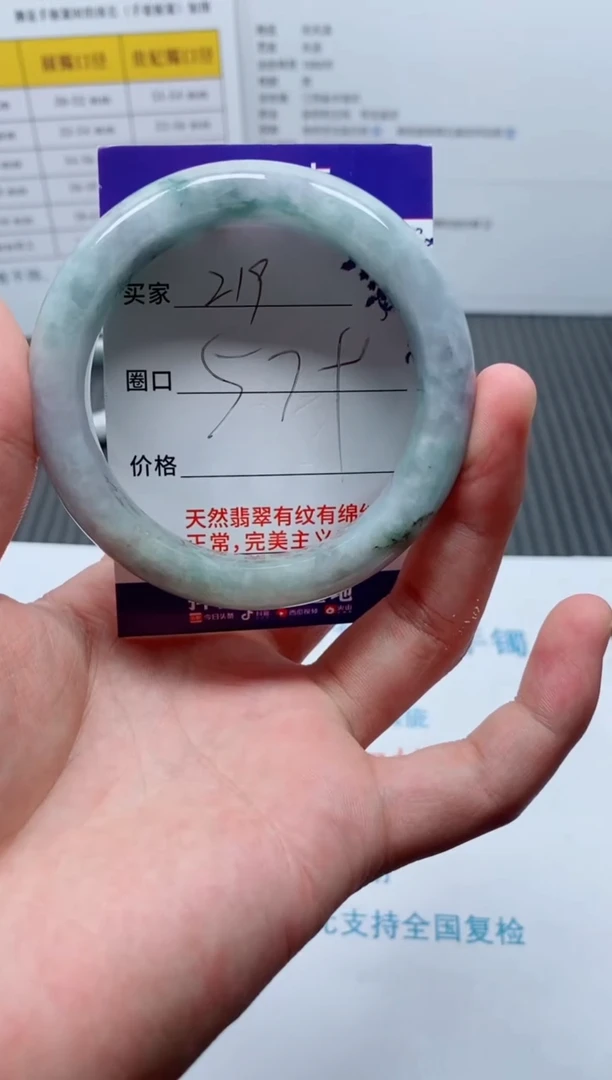 未镶嵌手镯翡翠219