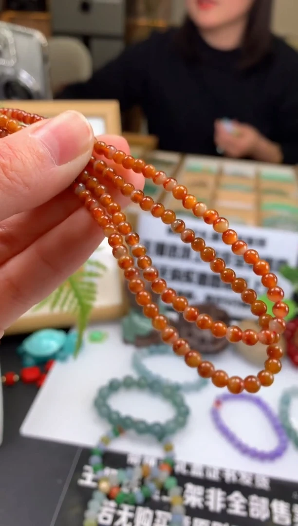 【闪购商品】定制翡翠未镶嵌珠串-90031
