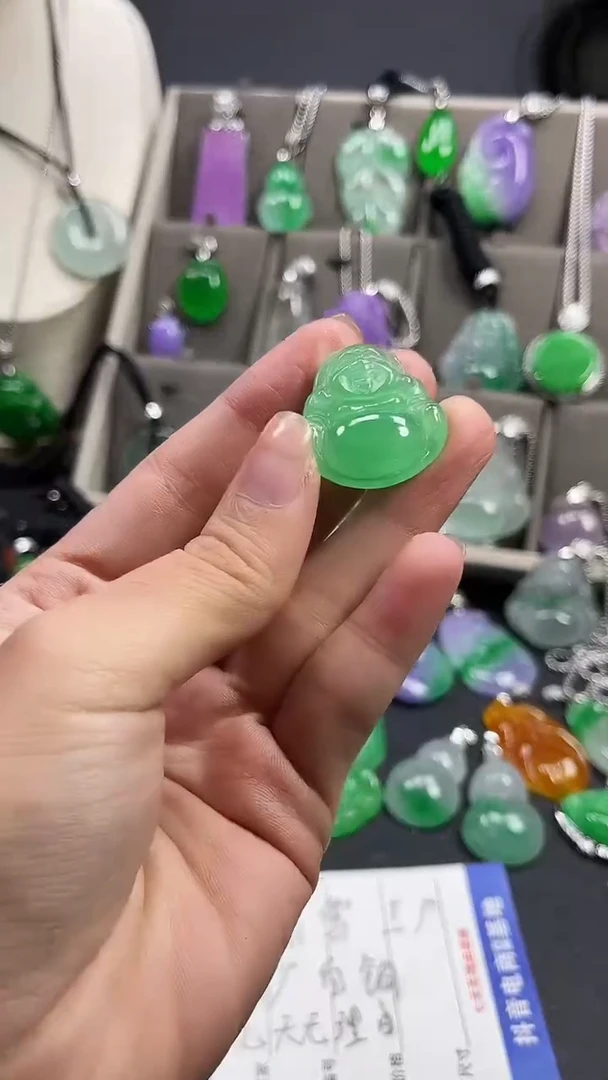 颈饰未镶嵌翡翠  所见即所得 一图一物
