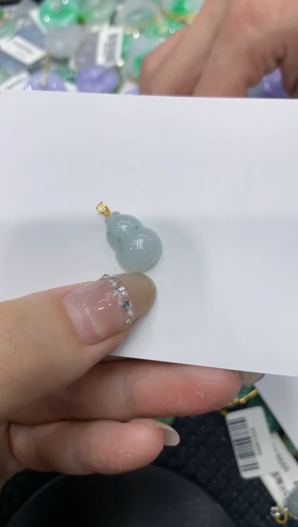 【闪购商品】翡翠颈饰18K金镶嵌222222222