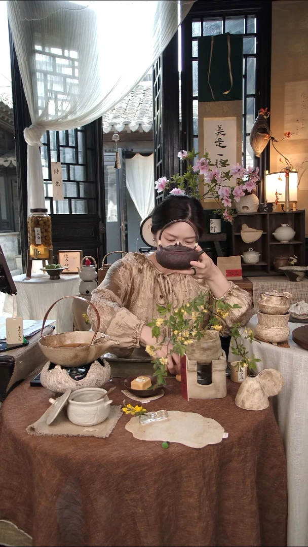 陶瓷喜禄煮水壶+喜小白高足杯ZH000460