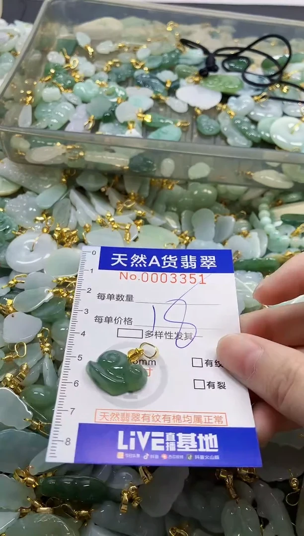 颈饰未镶嵌翡翠天然A货翡翠