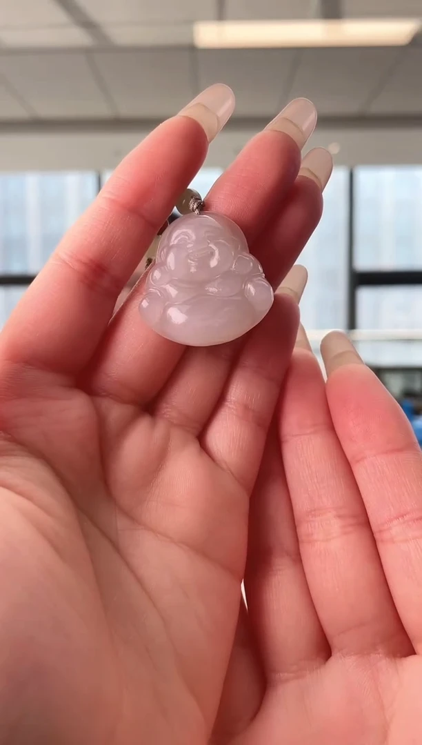 颈饰未镶嵌和田玉佛公 无