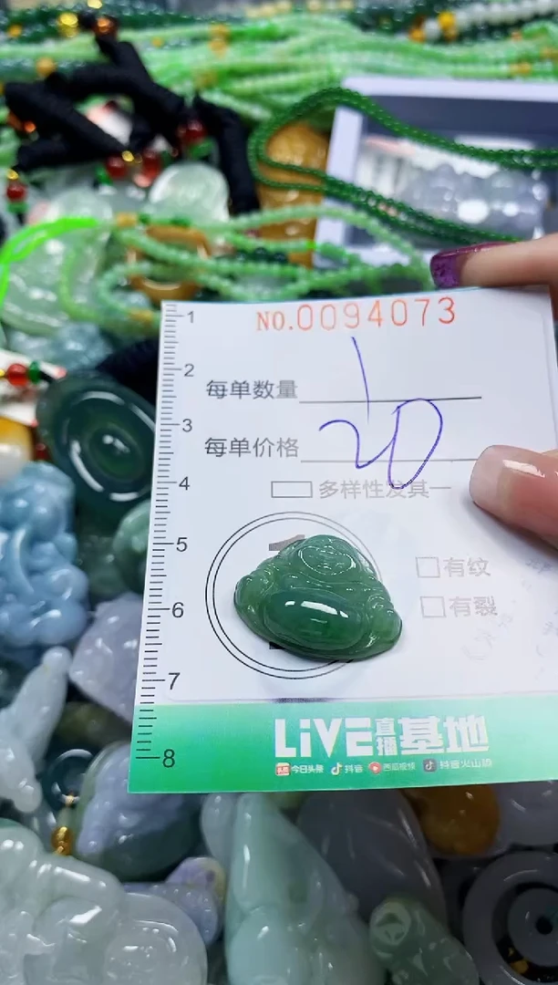 颈饰未镶嵌翡翠翡翠闪购Y0094073
