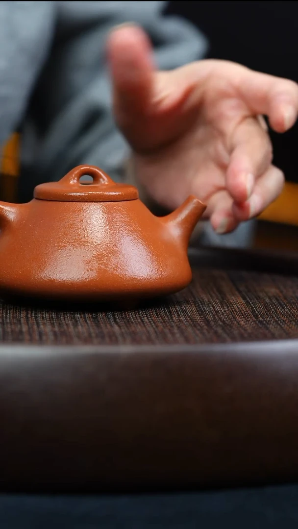 茶壶紫砂紫砂石瓢