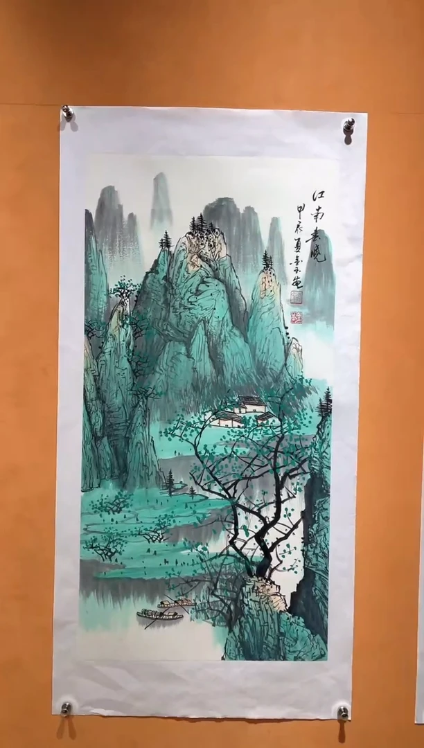 国画刘金玉老师亲笔手绘