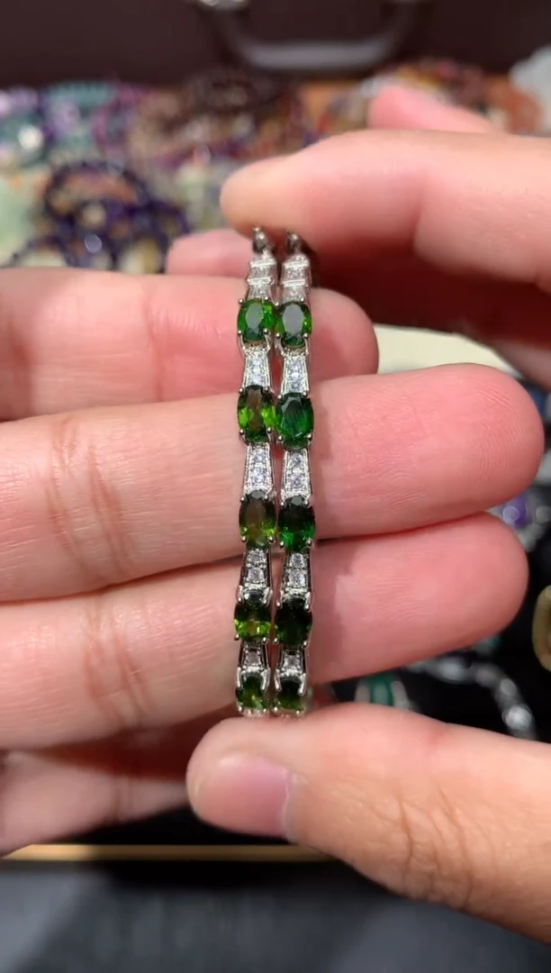 未镶嵌透辉石半镯Y33【多样性发其一】