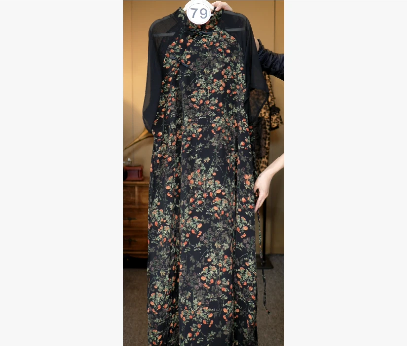 79-柿柿如意旗袍连衣裙