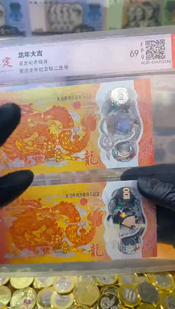 【闪购商品】其他普通金属龙年大吉纪念合集（塑料）