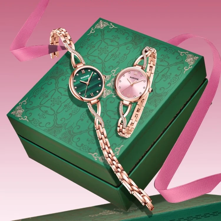 雷诺小蛮腰s手表女款手链表轻奢石英小表盘腕表送女友礼物