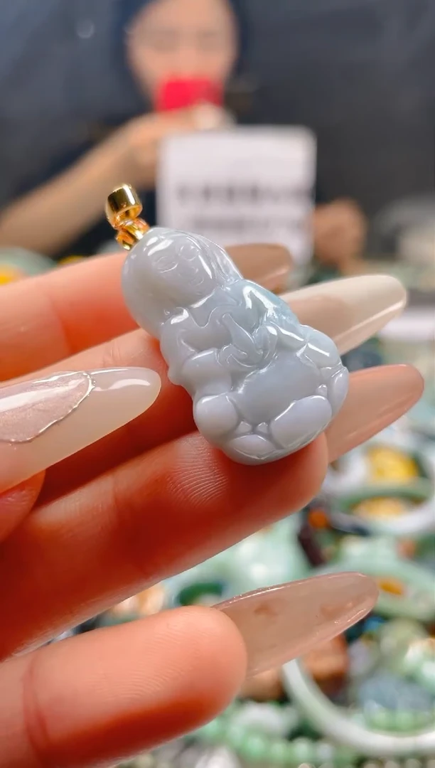 【闪购商品】翡翠颈饰未镶嵌/J/翡翠A货一图一物