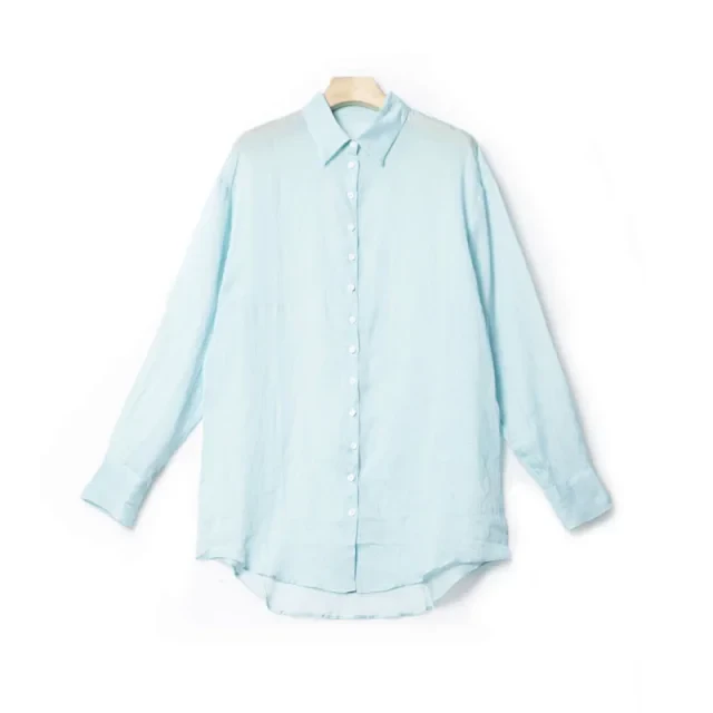 简洁松弛感轻落肩直廓形衬衫 CS225812