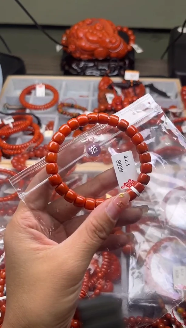 【闪购商品】南红玛瑙珠宝奇石未镶嵌925-8+