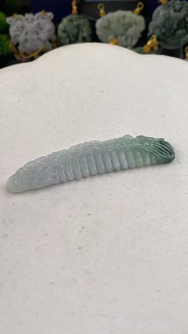 翡翠未镶嵌颈饰定制翡翠136