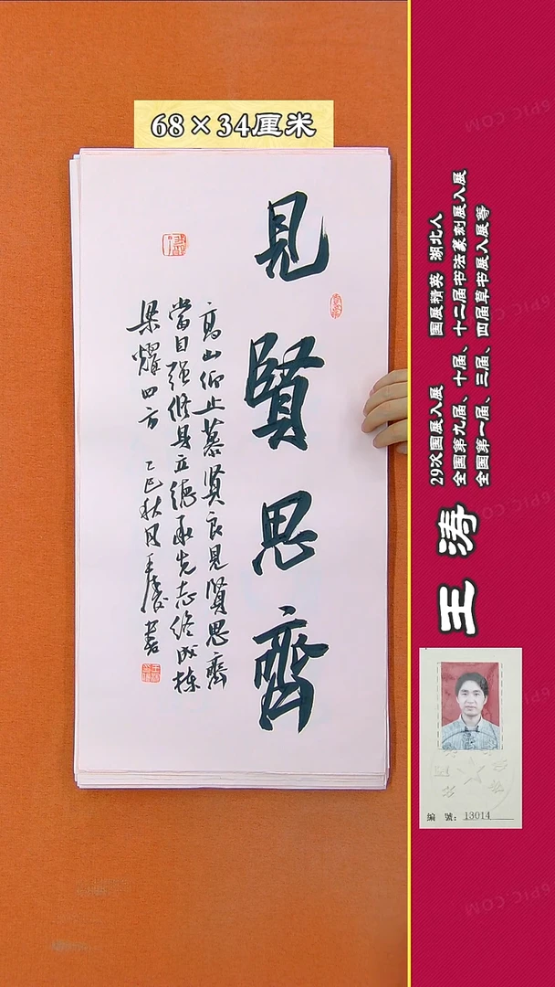 书法594D王涛书法作品