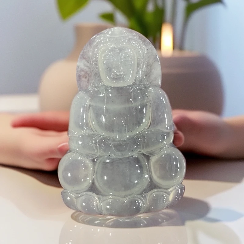 非金属木质吊坠 晴底正装观音佛公山水牌吊坠精美精雕时尚