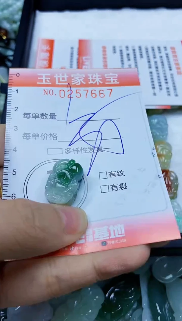 翡翠未镶嵌颈饰闪购0257667