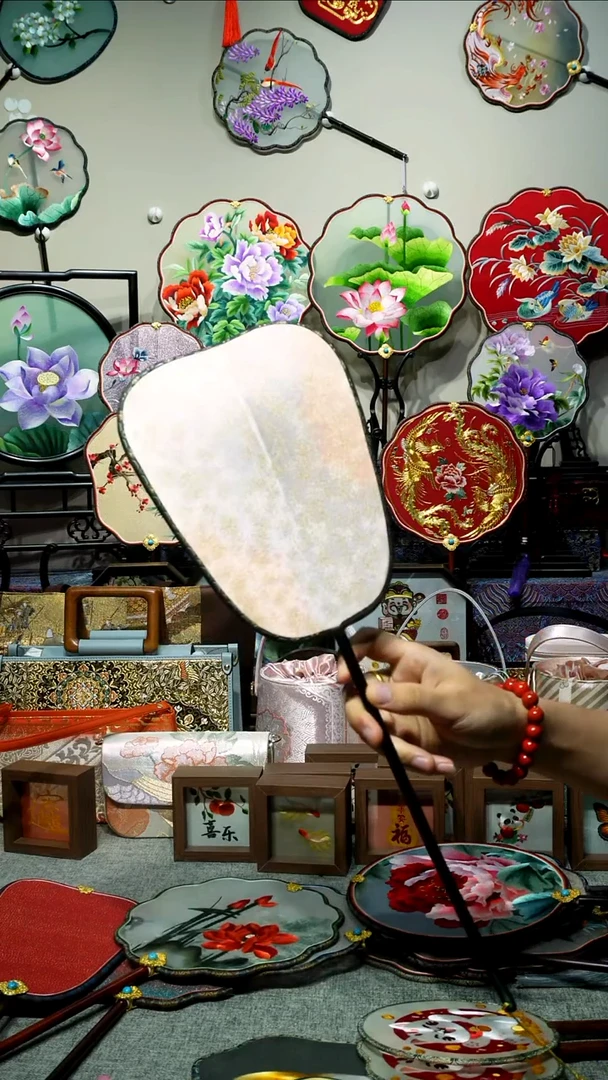 刺绣芍*纯手工苏绣艺术品