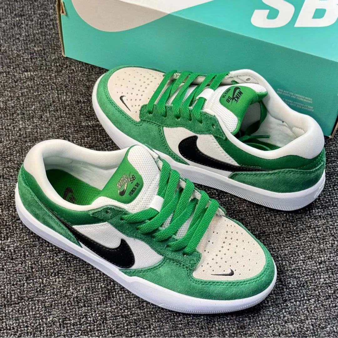 NIKE耐克SBFORCE 58男女款运动鞋绿色低帮复古板鞋休闲鞋官方正品