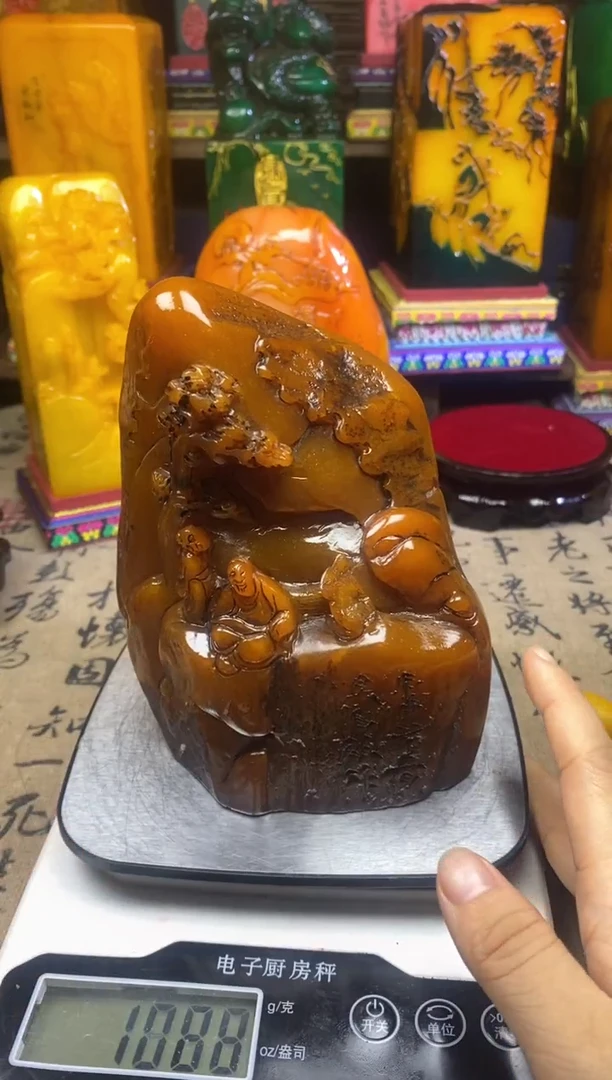 寿山石印石纯天然篆刻石料