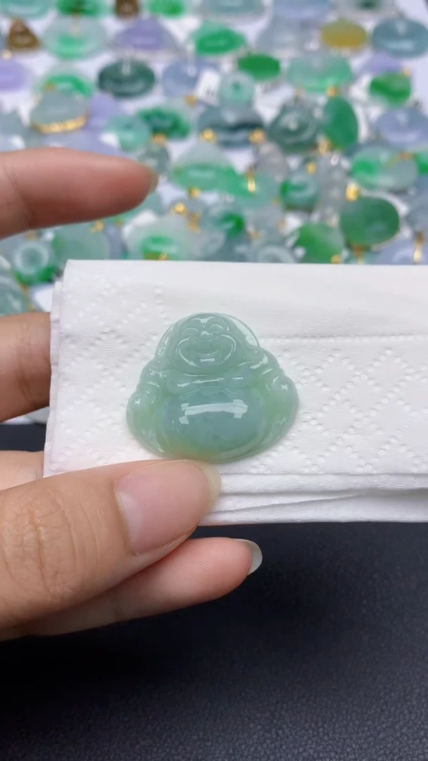 翡翠未镶嵌颈饰玉***人天然缅甸a货翡翠百元以上9元证书费自理