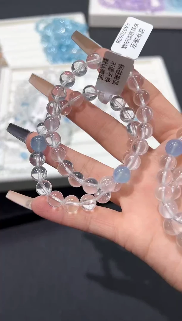 水晶手链未镶嵌29d多样性发其一【1条】默认微瑕