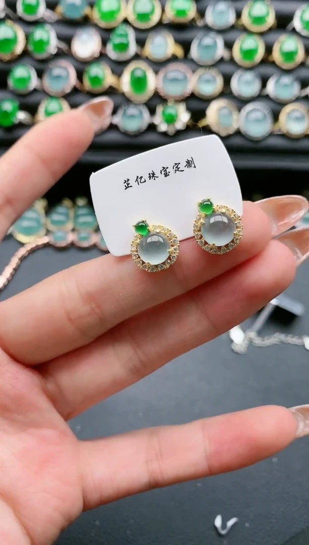 【闪购商品】翡翠戒指银S925镶嵌1111111