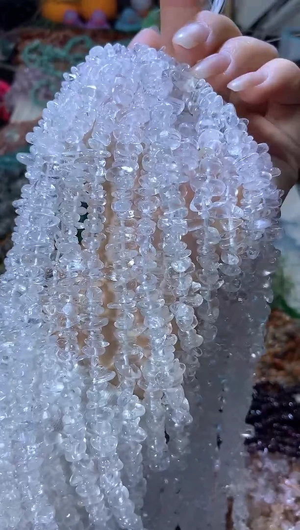 水晶珠宝半成品未镶嵌白水晶