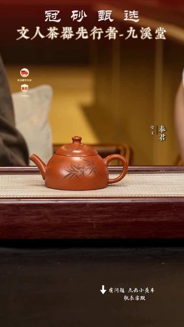 茶壶紫砂九溪堂壶s23