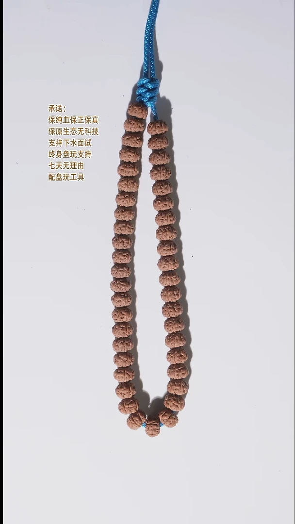 手串金刚菩提8mm限定款-特好飞碟孔道黄老树王原桩单圈