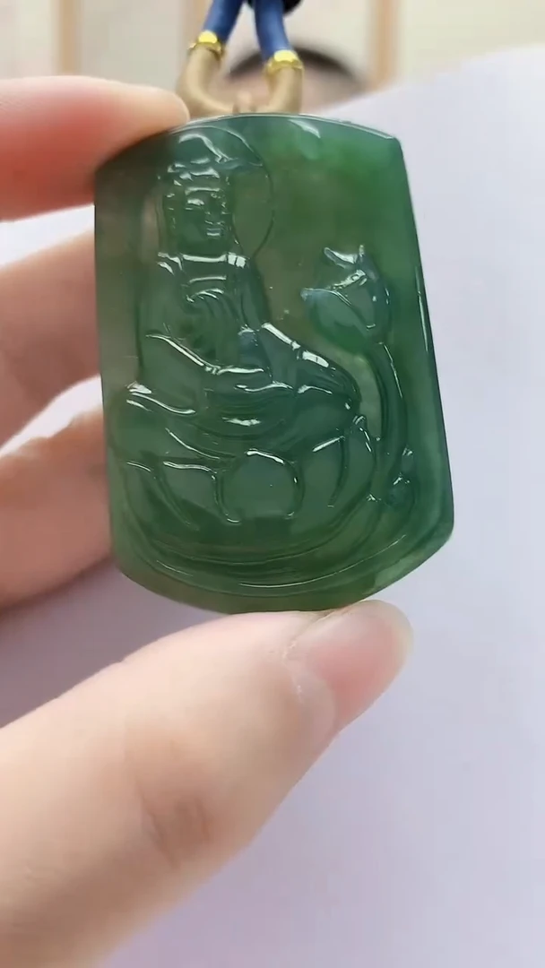 未镶嵌定制翡翠5167lr-毛货挂件11