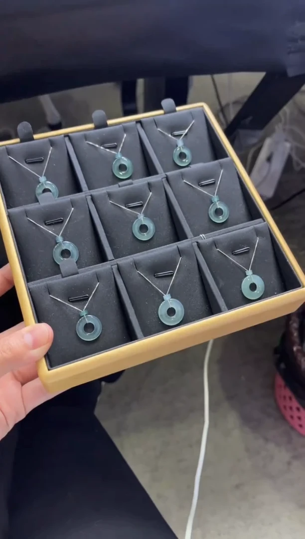 颈饰未镶嵌翡翠J177/多样性发一件/配绳子