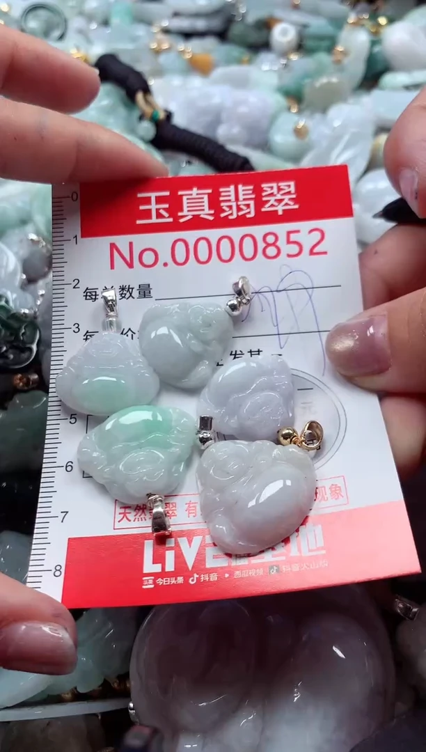 吊坠(不含链)未镶嵌翡翠0852