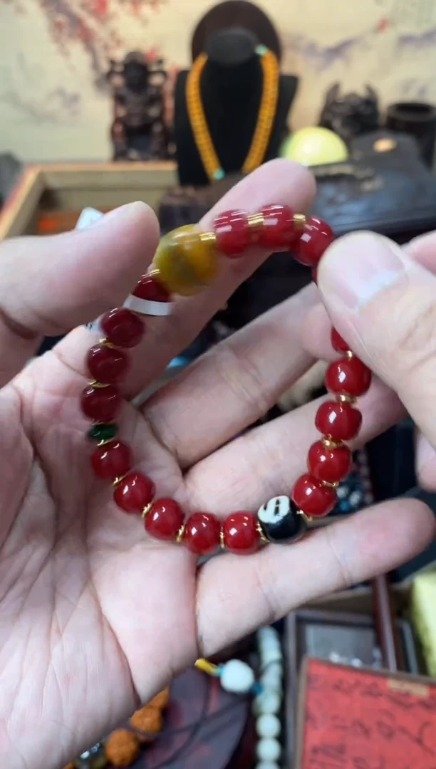 玛瑙/玉髓颈饰未镶嵌红1.0直播推荐直播推荐