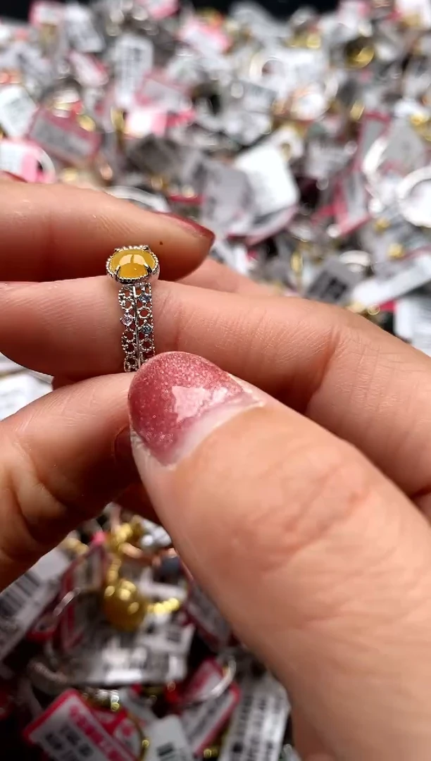 【闪购商品】翡翠戒指银S925镶嵌33333333    1