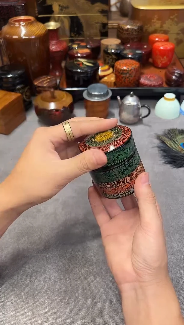 蒟酱 茶枣 大漆漆器大漆漆器