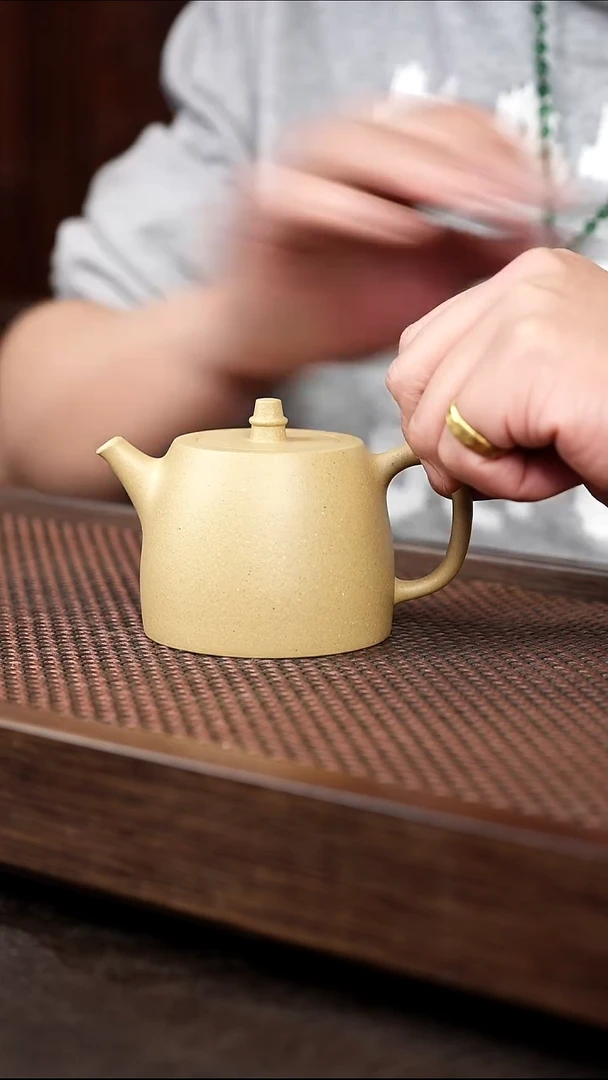 茶壶紫砂本绿汉掇