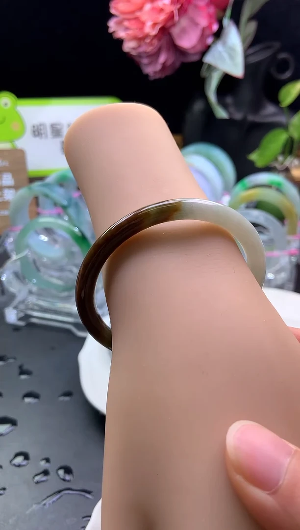 未镶嵌手镯定制翡翠55-57「定制不退不换」