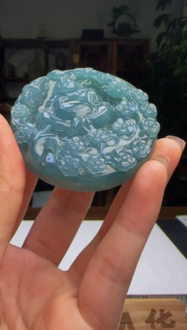 定制翡翠未镶嵌WB12630翡翠