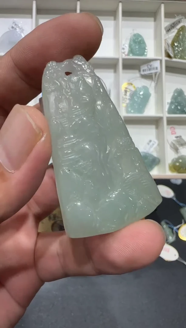 未镶嵌挂件翡翠A货翡翠多样性孤品