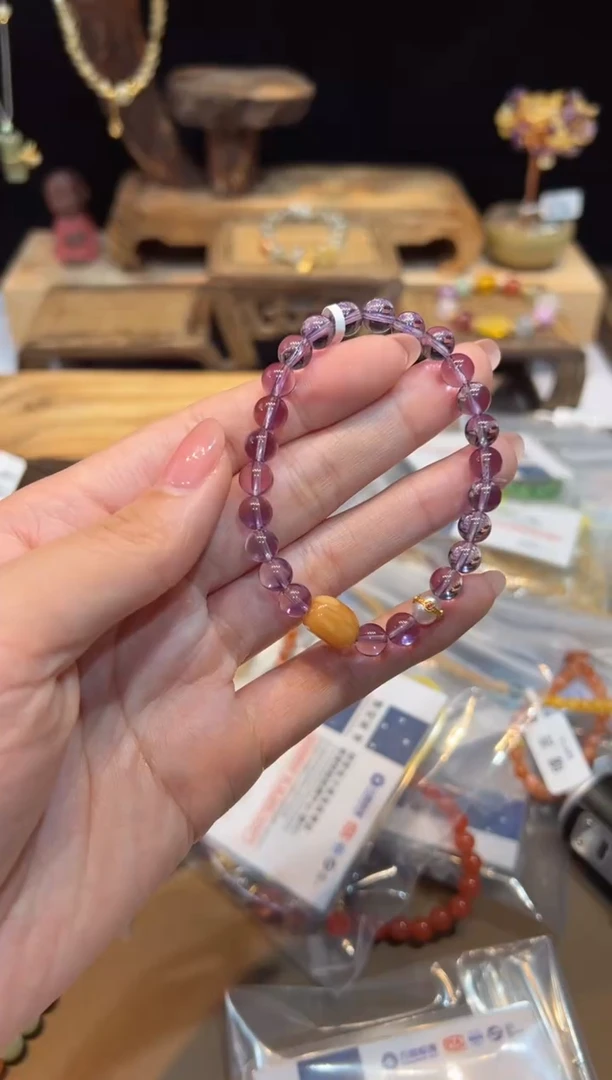 水晶手链未镶嵌手饰@@F5298