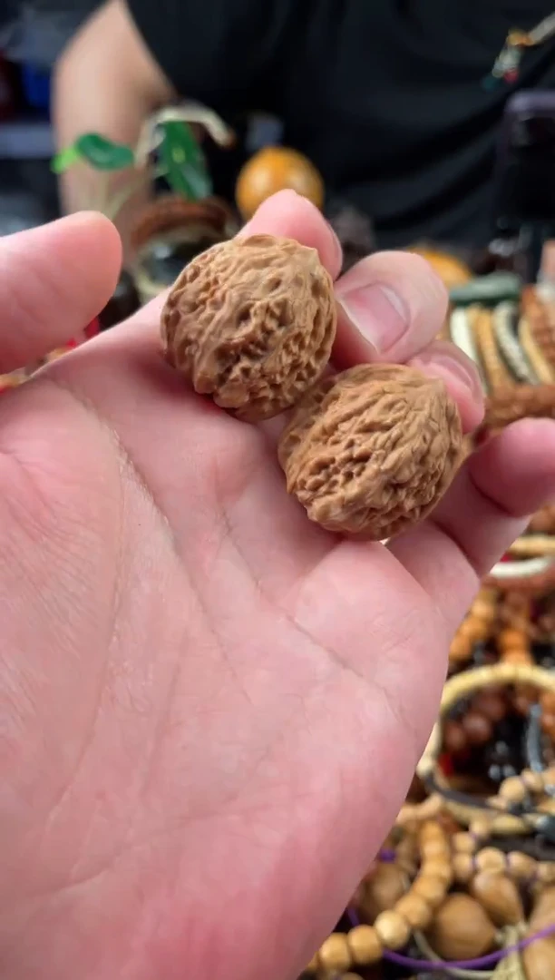 文玩核桃把件王胖子文玩工作室小众珊瑚纹