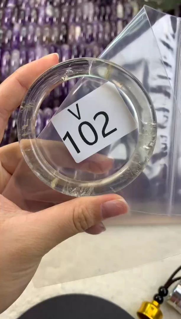 【闪购商品】水晶水晶手镯V未镶嵌102-56