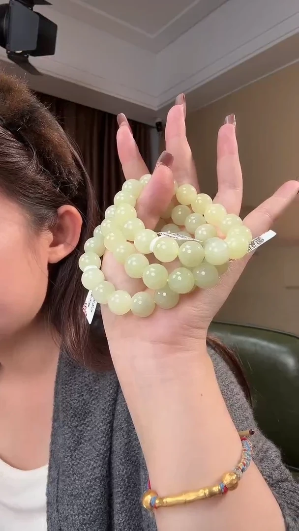 未镶嵌手串和田玉天然和田玉手串@@SS2689