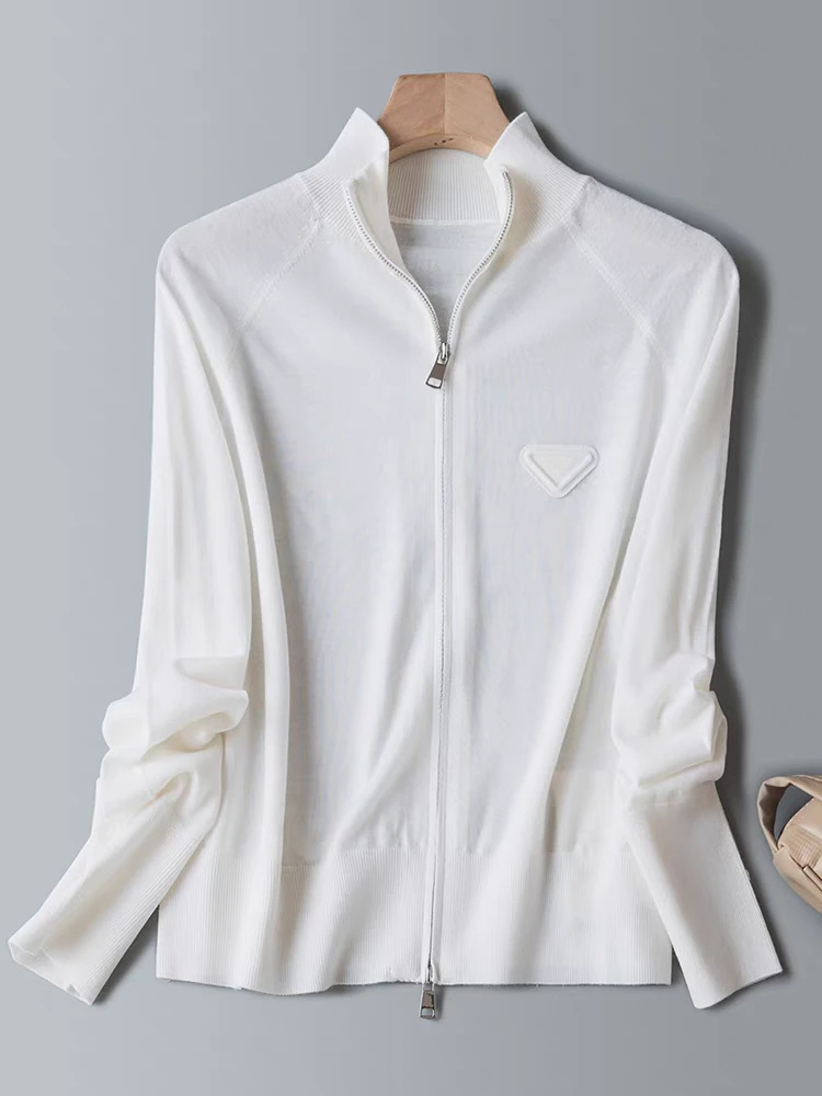 女装；M14三角标拉链开衫